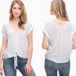 Splendid tie- front top size M